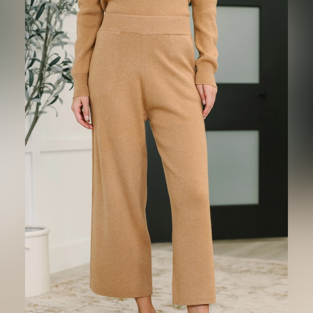 NWT Honeymark Culottes Wool/Cashmere Blend Pants - Picture 6 of 8